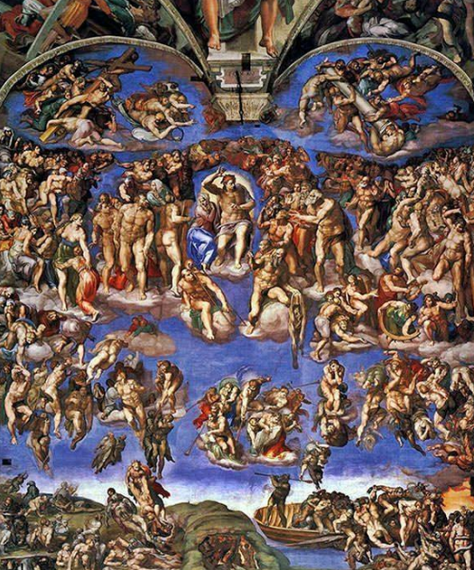 The Last Judgement (1541) - Michelangelo Buonarroti