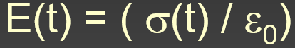 <p>in linear materials, INDEPENDENT of STRAIN level</p>