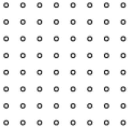 <p>individuals are <strong><span style="color: yellow">equally spaced apart</span></strong> (almost never seen in nature, but this is how crops are planted)</p><p>Examples: due to strong competition for nest sites, King penguins show this pattern</p>