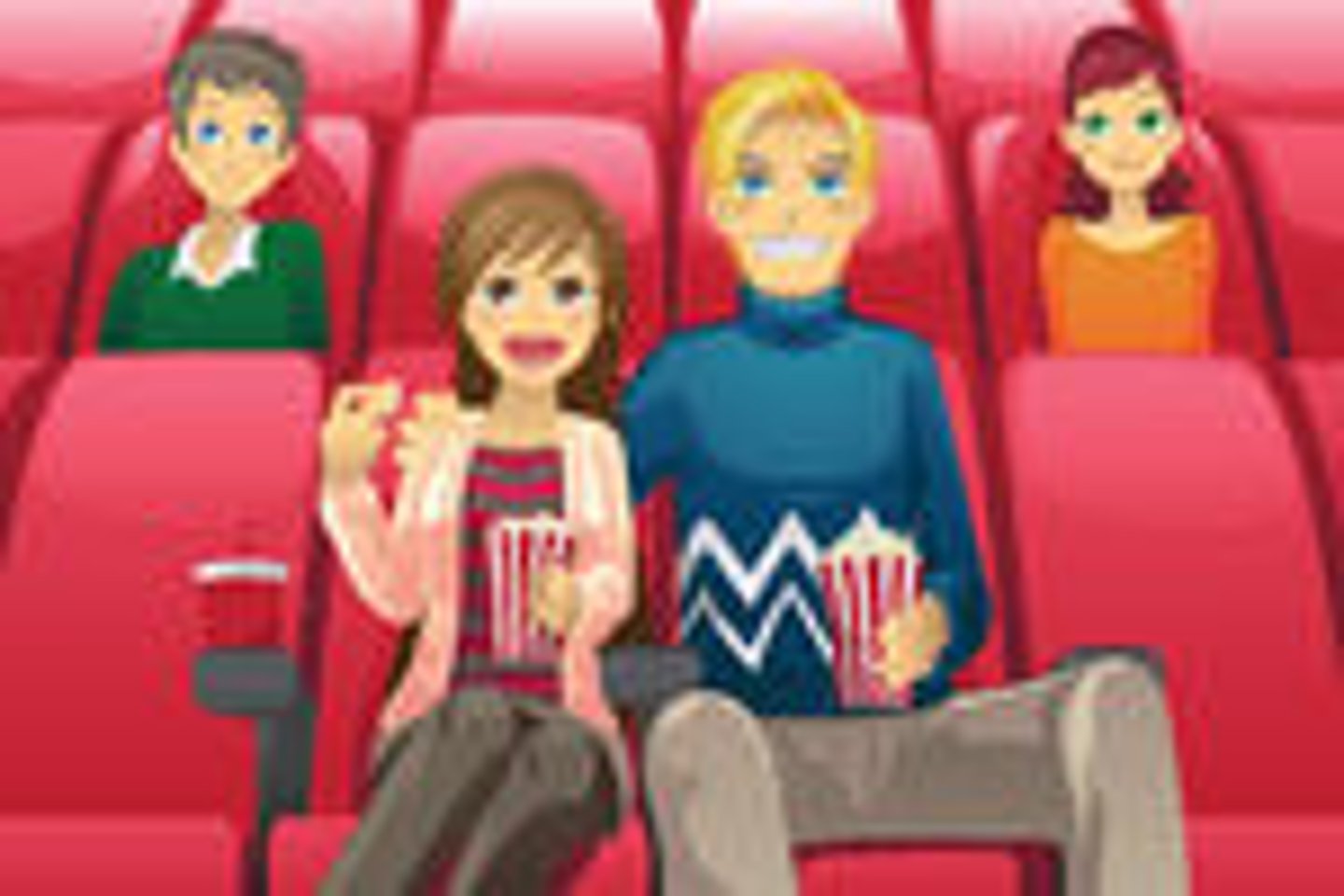 <p>ver (una película)</p>