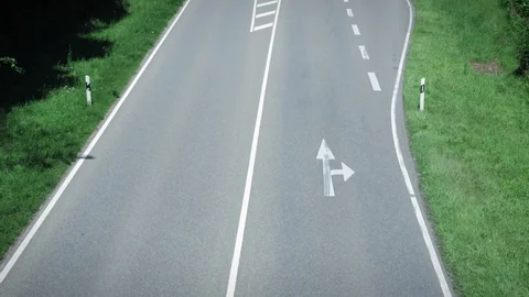 <p><strong>What is used on some highways to direct drivers into the proper lanes for turning?</strong></p>