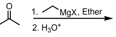 <p>Addition of a Grignard Reagent to a Ketone</p>