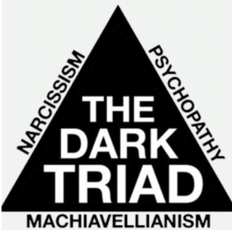 (people who score a lot higher on the dark triad are more likely to seek revenge, exploit others, etc)