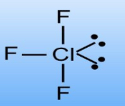 <p>T-shaped (&lt;90°, 180°)</p>
