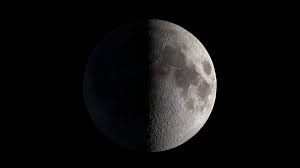 This phase is when half of the lit part of the Moon is visible after the waxing crescent phase.