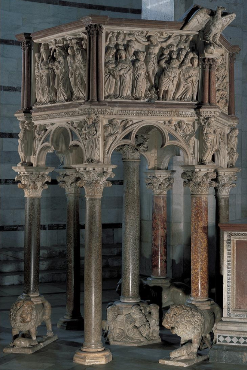 <p><strong>Pulpit at Pisa </strong></p>