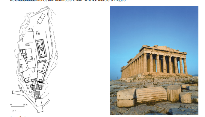 <p>Athenian Acropolis - 447-424 BCE</p>