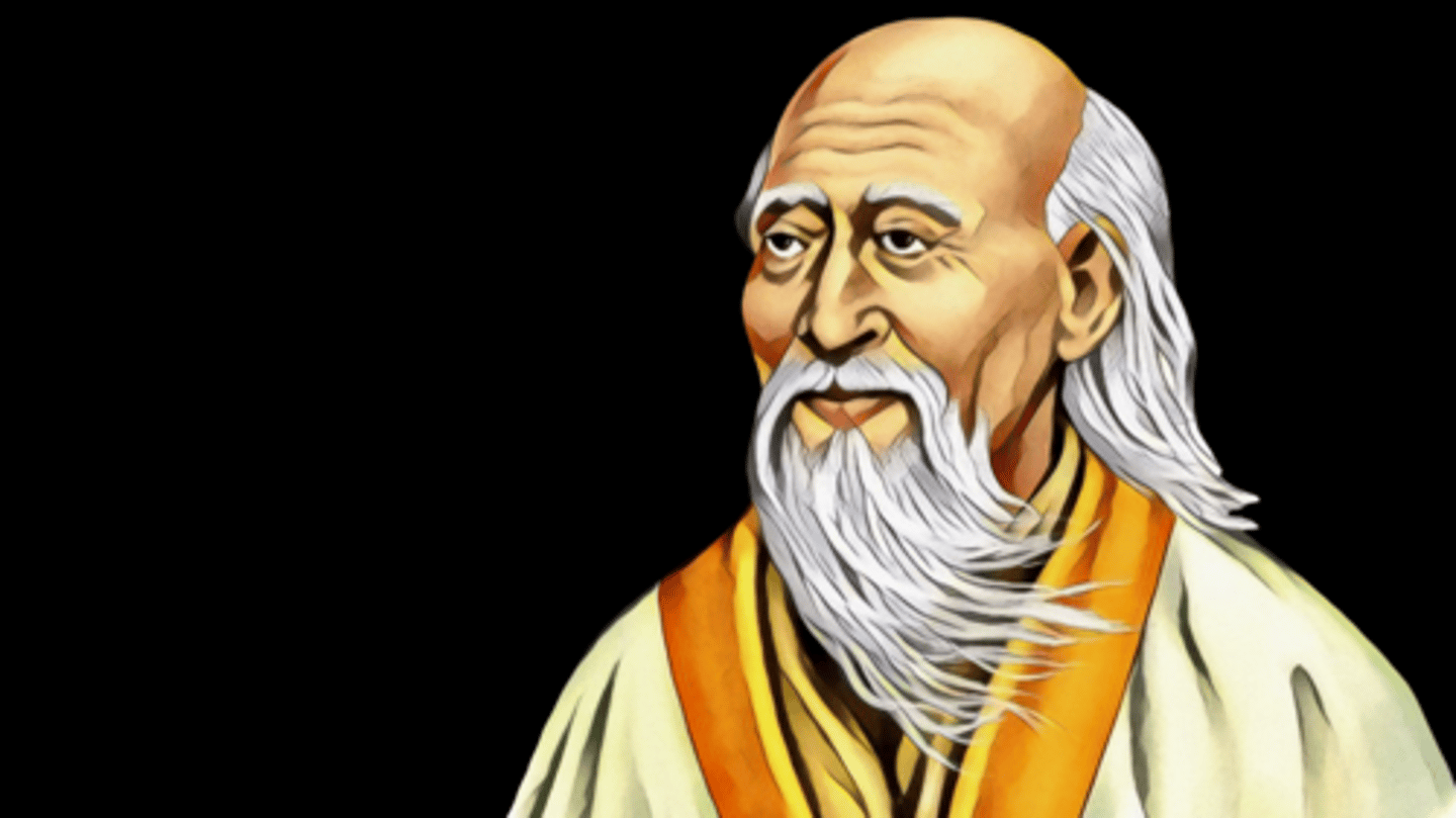 <p>This is the semi-mythical founder of Daoism born in the 6th century BCE.</p>