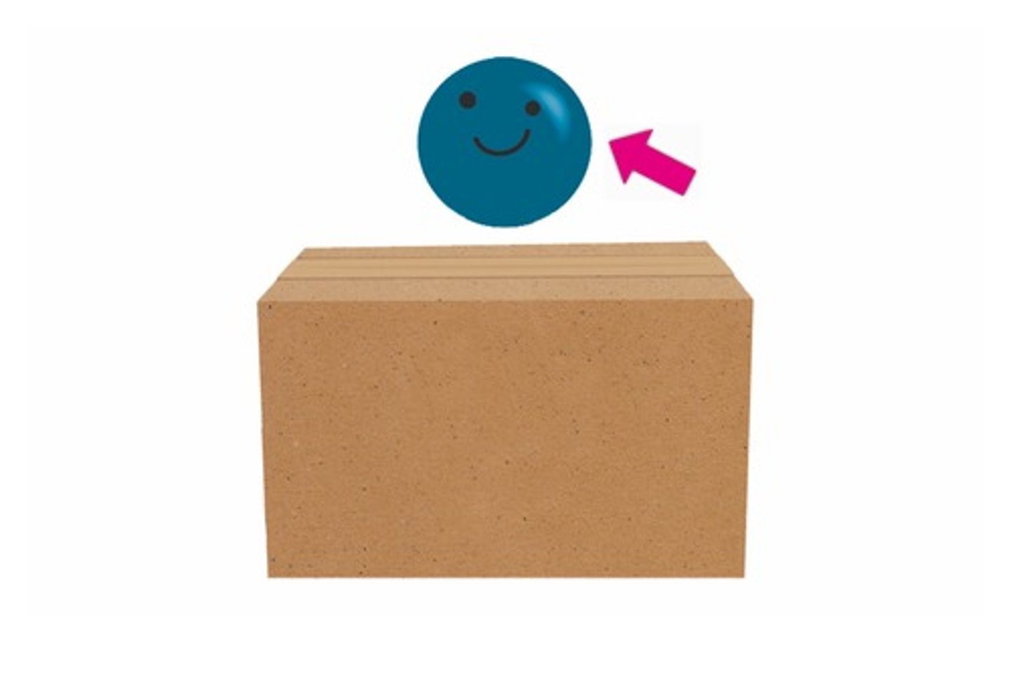<p>ở bên trên (không chạm) (The ball is bouncing above the box. - Quả bóng đang bật nảy ở phía trên chiếc hộp.)</p>