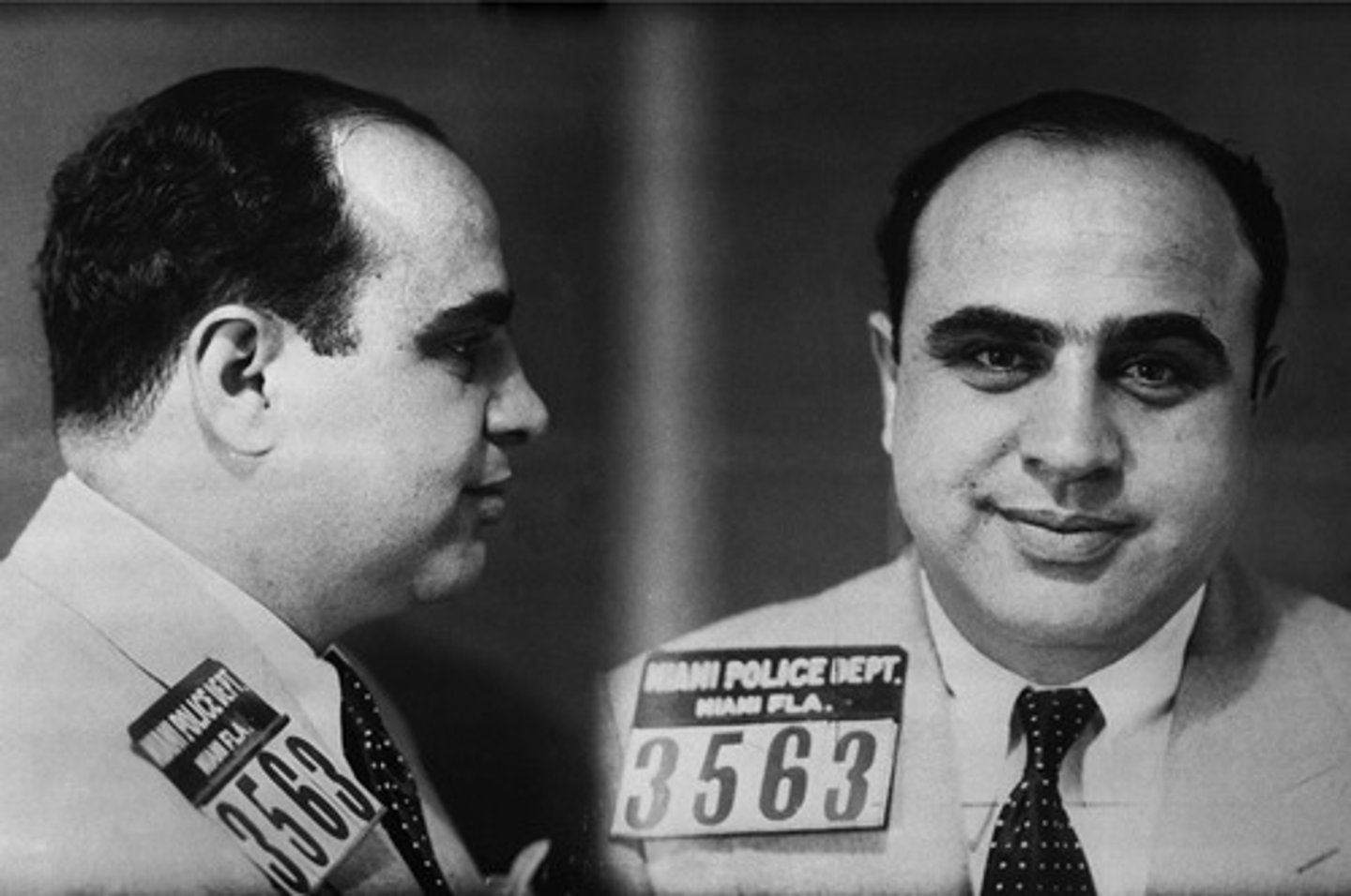 <p>A notorious Chicago bootlegger and gangster during prohibition, Capone evaded conviction for murder but served most of an eleven-year sentence for tax evasion.</p>
