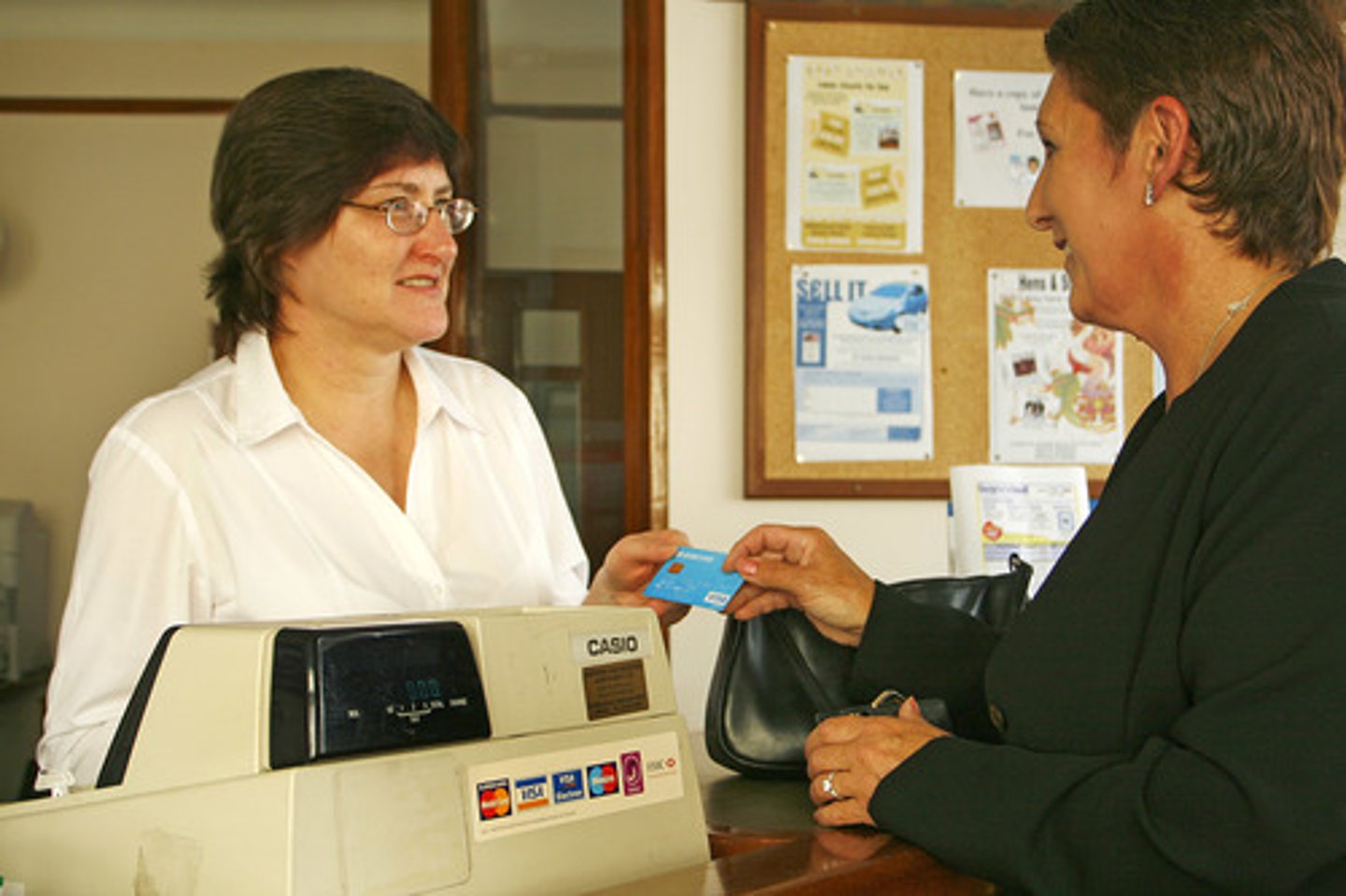 <p>dealing directly with customers</p>