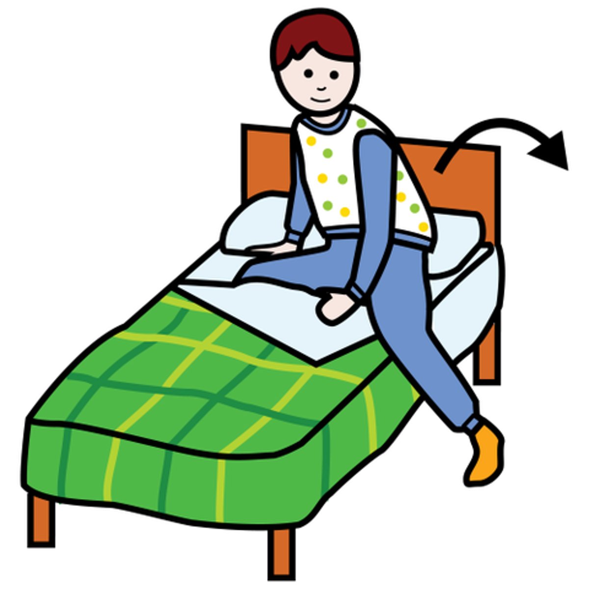 <p>to get up/stand up</p>