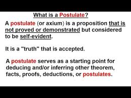 <p>A statement accepted to be true without proof</p>