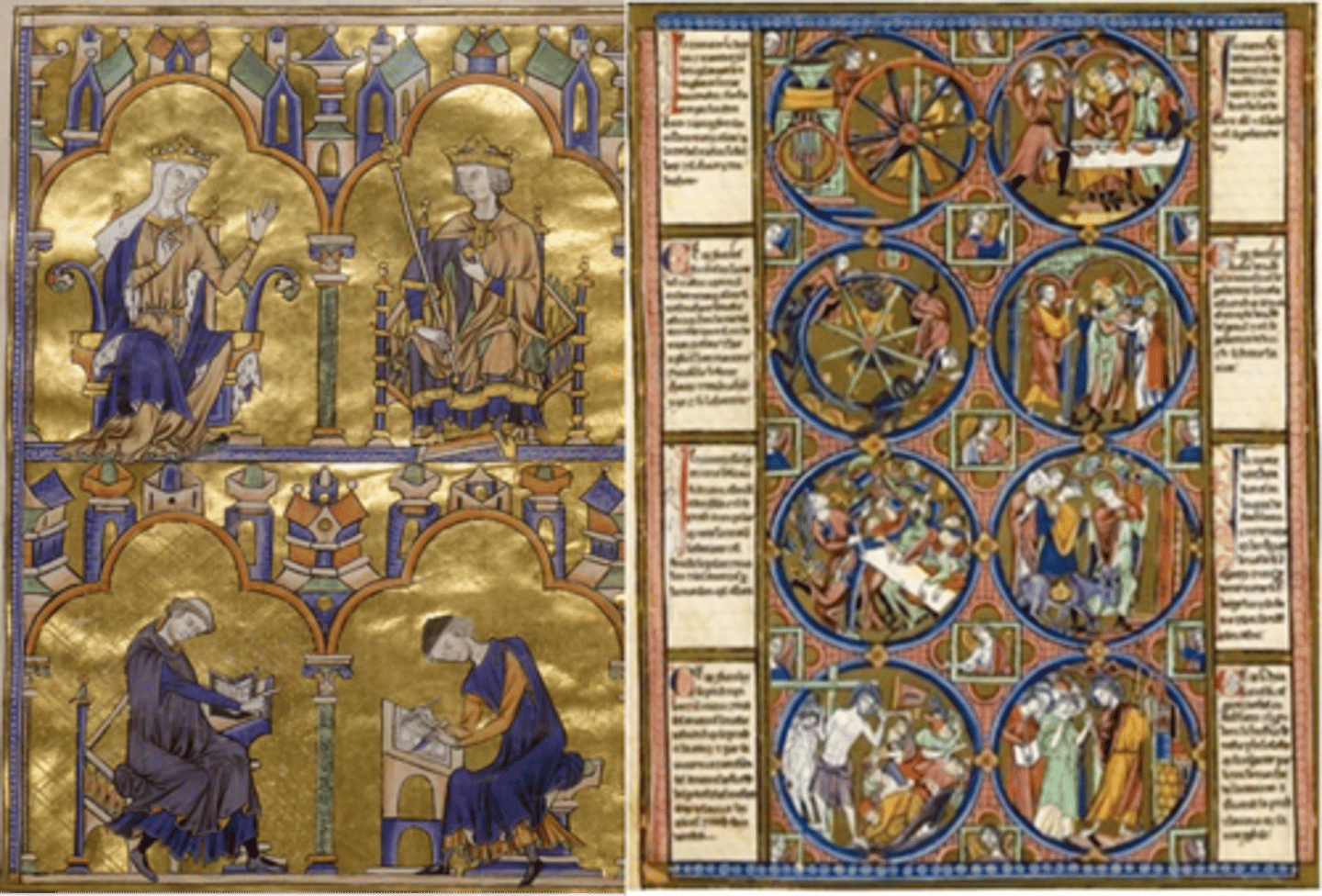<p>Gothic Europe</p><p>c. 1225-1245 C.E.</p><p>Illuminated manuscript (ink, tempera, and gold leaf on vellum)</p>