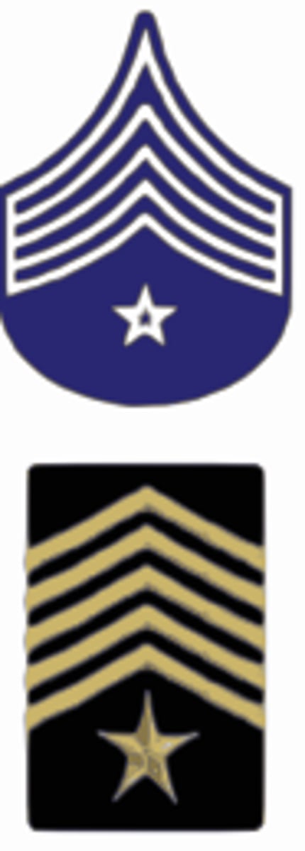 <p>5 Chevrons, 1 Star</p>