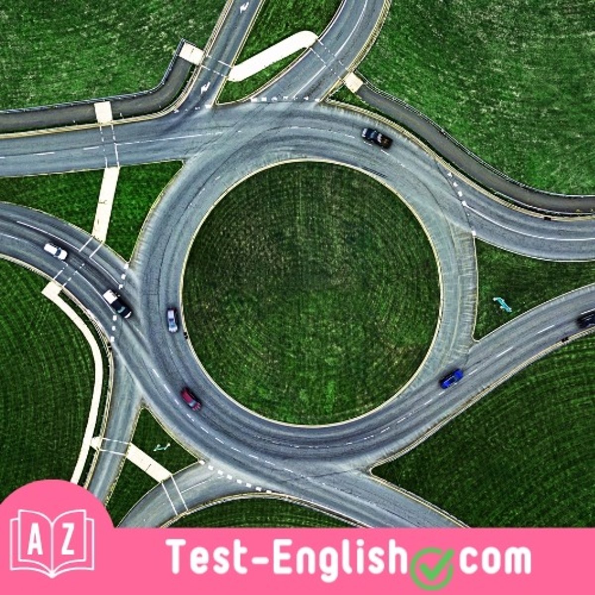 <p>At the _____, he took the third exit.</p>
