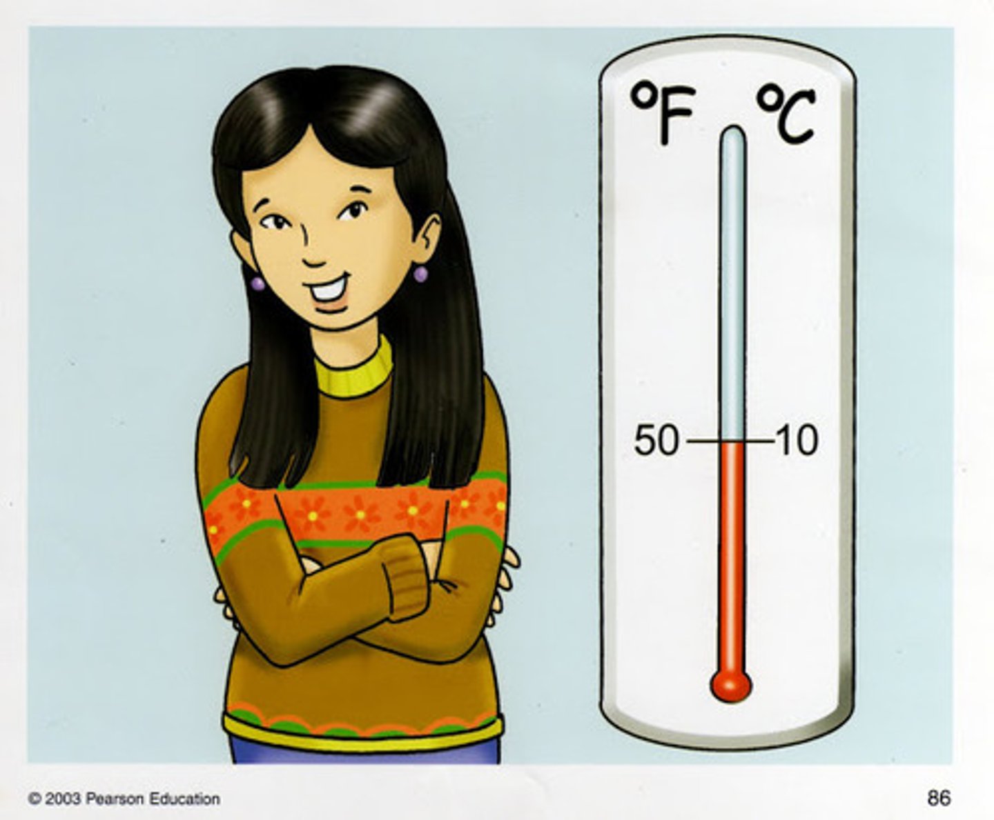 <p>it's cool/chilly</p>