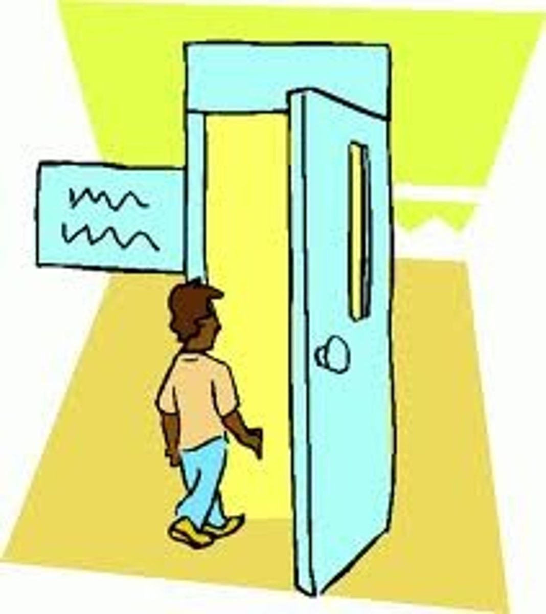 <p>to enter, go in, come in</p>