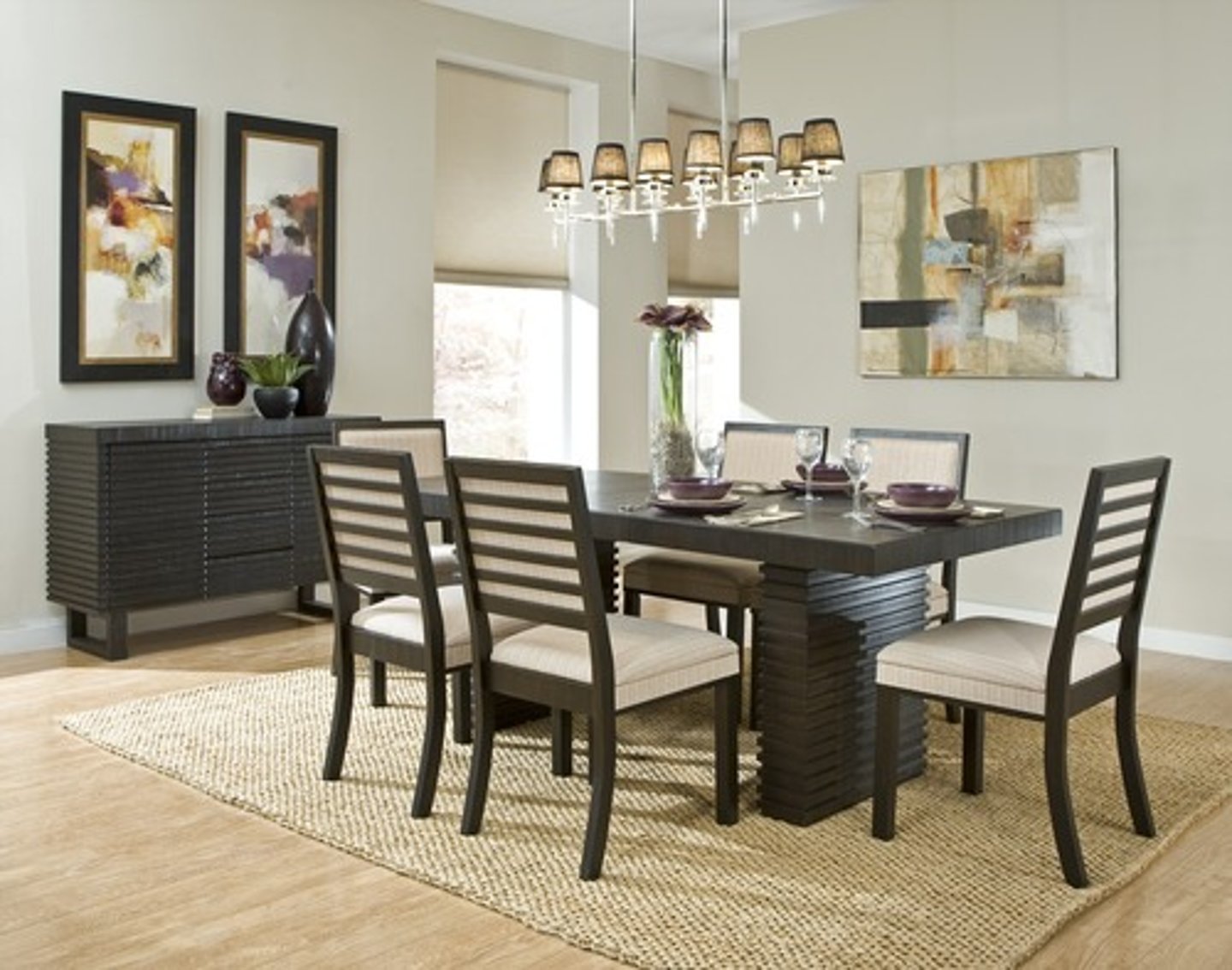 <p>a dining room</p>