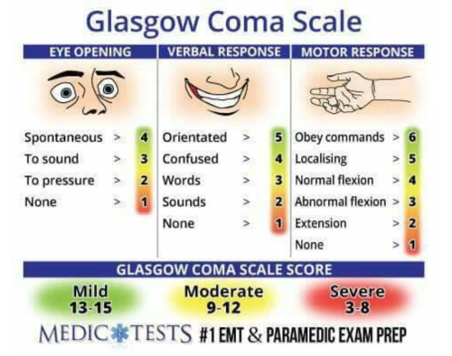 <p>Guides clinical care</p><p>Indications</p><p>- Glasgow Coma Scale of ≤8</p><p>- Abnormal CT scans or MRI</p>