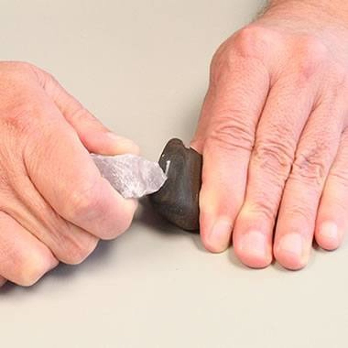 <p>the ability of a material to resist plastic deformation (be scratched)</p>