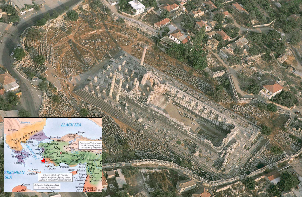 <p>Title (Period), Location, Date</p>