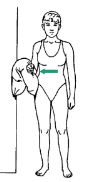 <p>This isometric shoulder exercise is called what?</p>