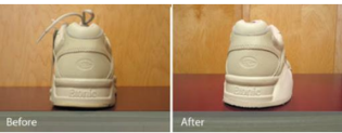<p><strong>Medial heel out-flare sole</strong></p><ul><li><p>It increases the size of the base of support of the shoe and helps to support the longitudinal arch.</p></li><li><p>Used to treat a severe flat foot caused by diabetic Charcot's foot, rheumatoid foot and chronic rupture of the posterior tibial tendon.</p></li></ul><p></p>