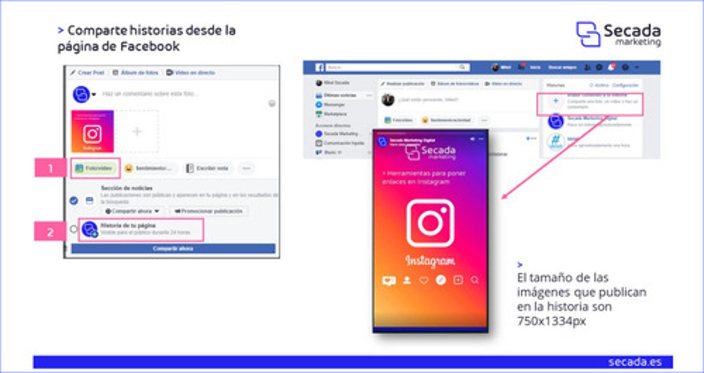 <p>to upload content to (stories)</p>