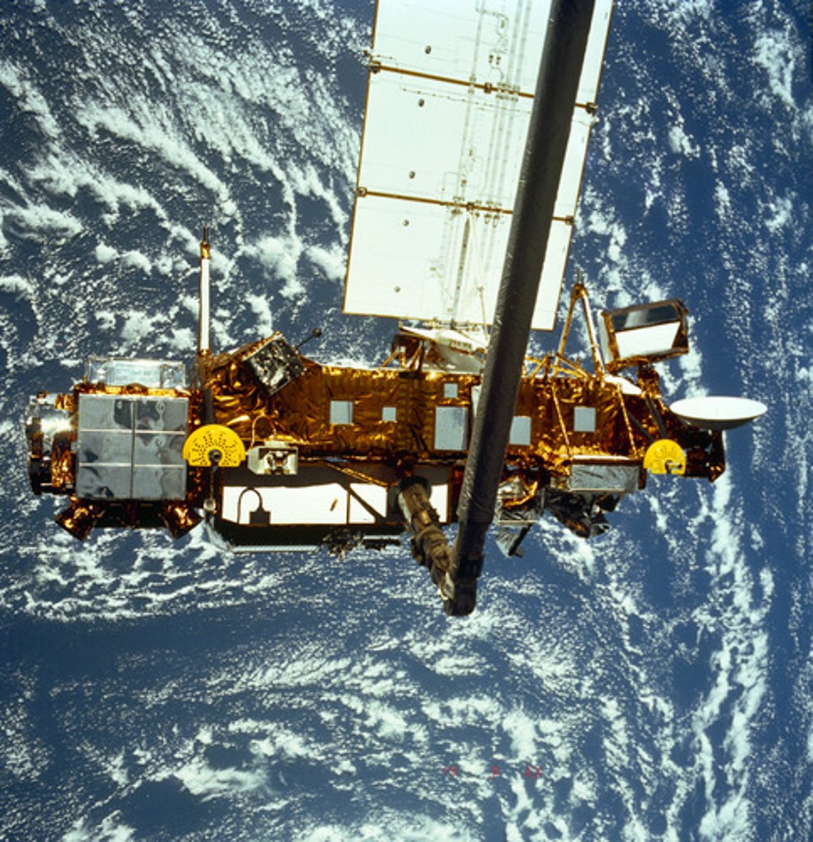 <p>The acquisition of data about Earth's surface from a satellite orbiting the planet or other long-distance methods.</p>