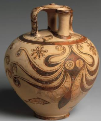 <ul><li><p>Greek Arts</p></li><li><p>Geometric Period</p></li><li><p>Notable Pottery Art</p></li><li><p>1200-1100BCE: Pinnacle Of Bronze Age Pottery Design</p></li></ul><p></p>