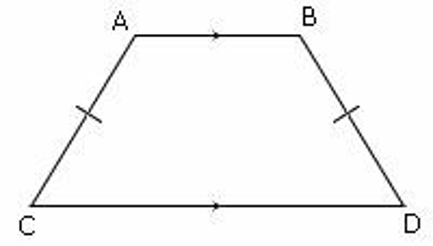 <p>a trapezoid whose nonparallel opposite sides are congruent</p>