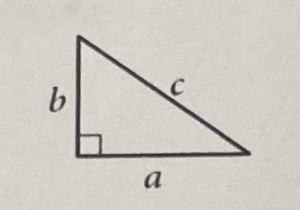 <p>How do you find the missing side of a right triangle? (C)</p>