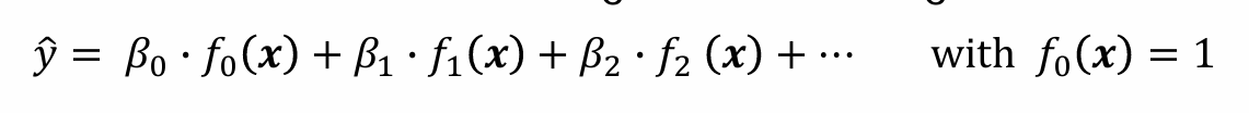 <p>→ It is essential that all functions 𝑓_𝑖 (𝒙) are <strong>linearly independent</strong>. If not, the solution of the 𝛽_𝑗 would not be linearly independent as well and therefore, not unique anymore</p>