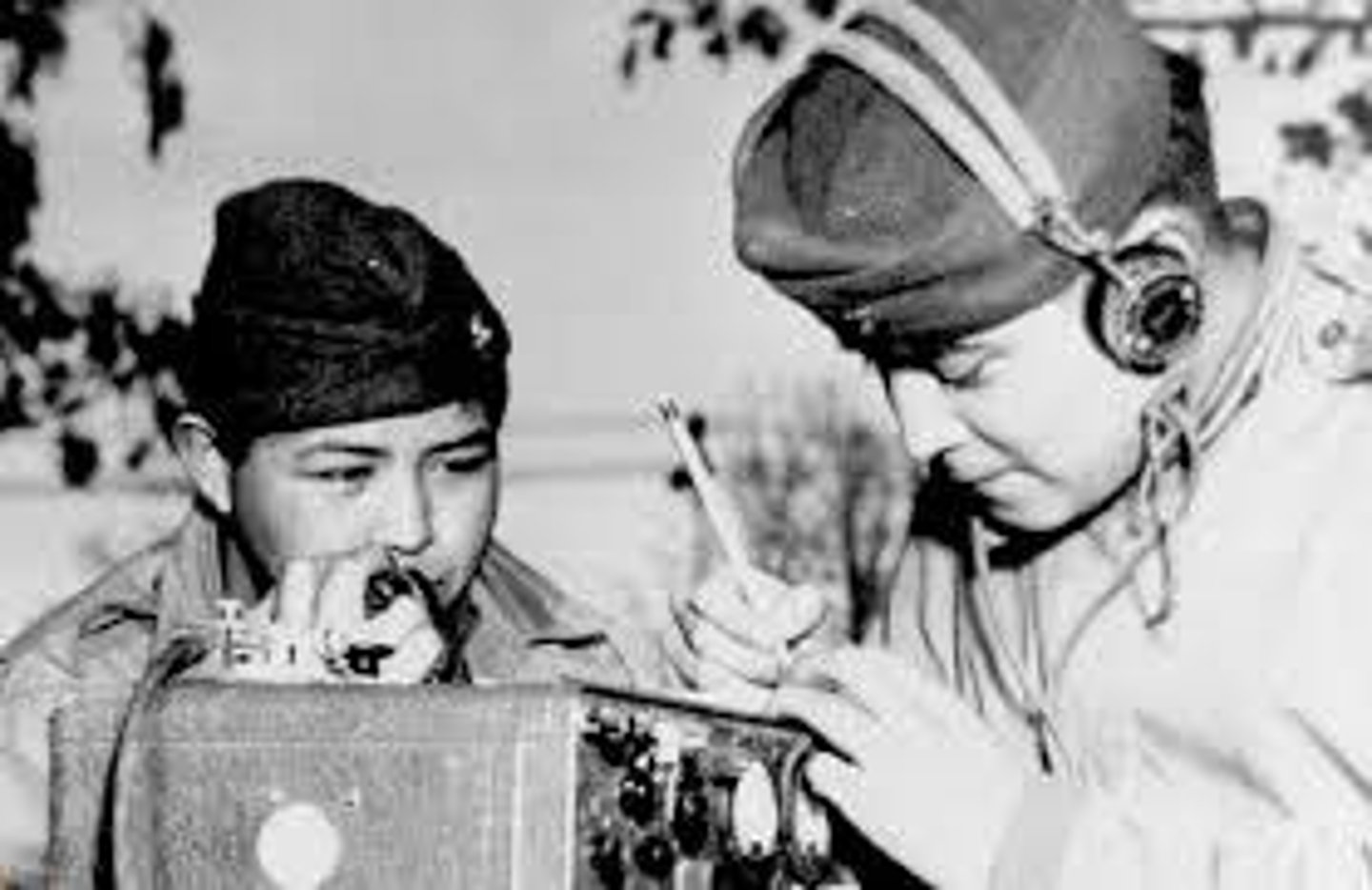 <p>They used their native language to send message which no one could decipher</p>