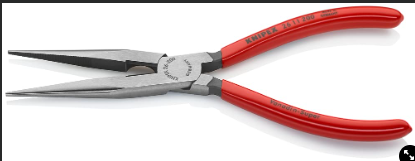 <p><img src="https://m.media-amazon.com/images/I/41YWHAF6s+L.jpg" alt="KNIPEX Tools - Long Nose Pliers With Cutter (2611200), 8 - Needle Nose Pliers - Amazon.com"></p>