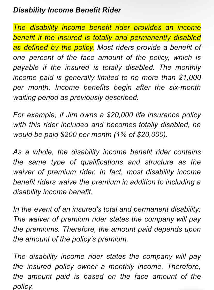 <p>Which of these is NOT considered to be a nonforfeiture option in a whole life insurance policy?</p><ul><li><p>Interest only</p></li><li><p>Reduced paid-up insurance</p></li><li><p>Extended term insurance</p></li><li><p>Cash surrender</p></li></ul>