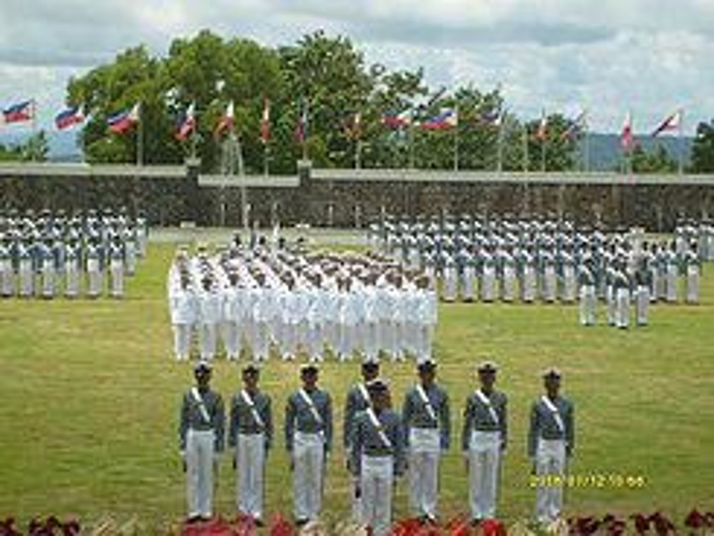 <p>Formation and movements in which a number of troops execute movements in unison and with precision just as in drill; however, their primary value is to render honors, and stimulate esprit de corps.</p>