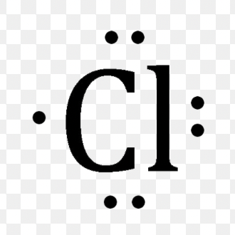 <p>The symbol of an element with its valence electrons shown as dots around the symbol, with up to four sides filled.</p>