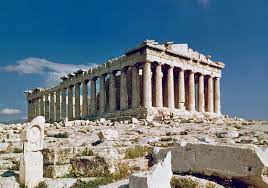 Artists: Iktinos and Kallikrates.
Acropolis, Athens, Greece
447-438 BCE.
