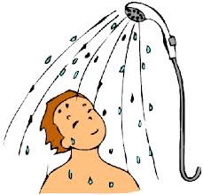 to take a shower
