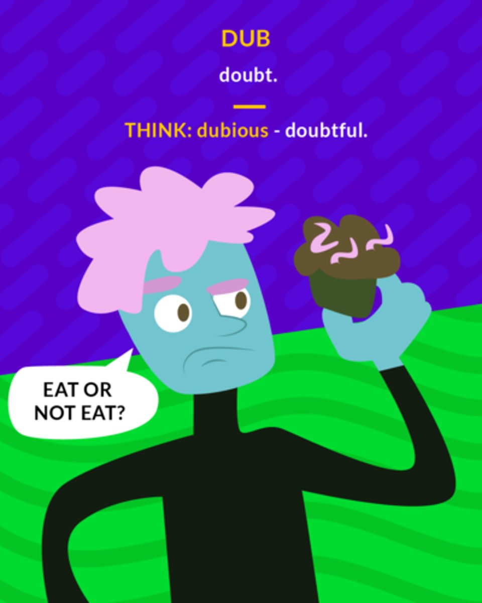 <p>doubt</p>