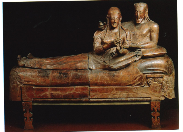 <p><span>Sarcophagus of a Reclining Couple</span></p>