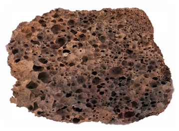 <p><span style="font-size: 12.8px; font-family: lato, sans-serif">igneous rock with a vesicular texture and mafic composition</span></p>