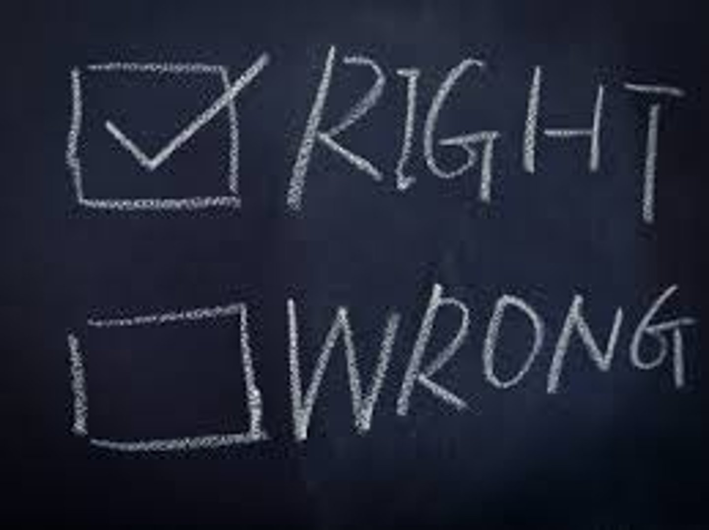 <p>to be right</p>