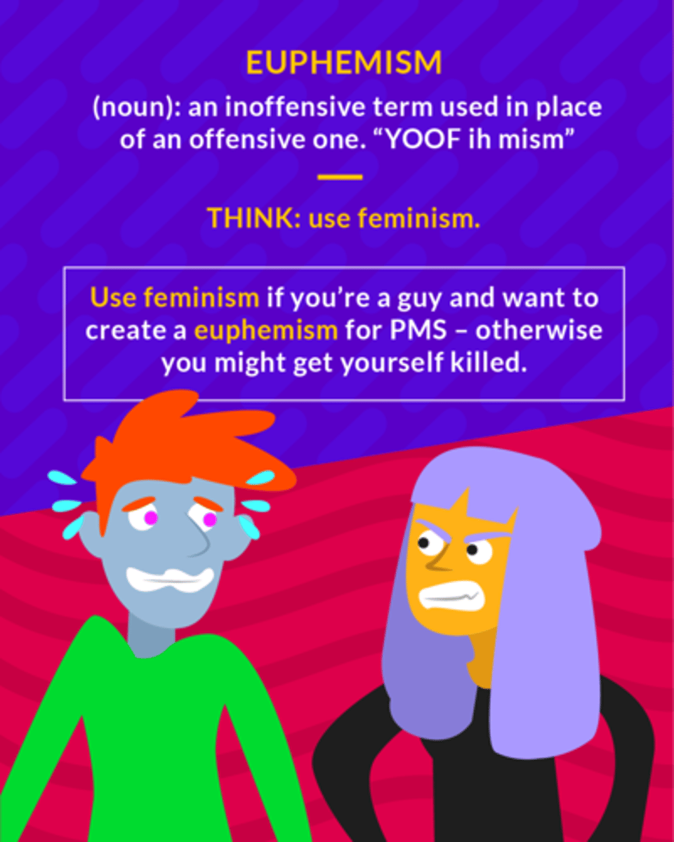 <p>An indirect, less offensive way of saying something that is considered unpleasant</p>
