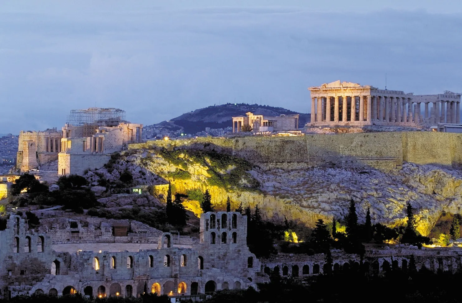 <p><span>Acropolis has been occupied continuously since the Bronze Age (16th-12th c. BC)</span></p><p><span>Previous temple to Athena Parthenos on the acropolis was destroyed by the Persians in 480 BC.</span></p><p><span>The Athenians left the acropolis bare for 33 years as part of an oath after the battle of Plataea as a reminder of barbaric impiety.</span></p><p><span>Pericles, organised the rebuilding of the acropolis.</span></p>