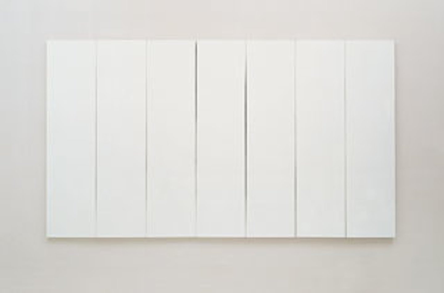 <p>Rauschenberg's simple white paintings with no images, which looked at absence and subtle marks left behind.</p>