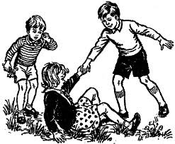 to help (each other)