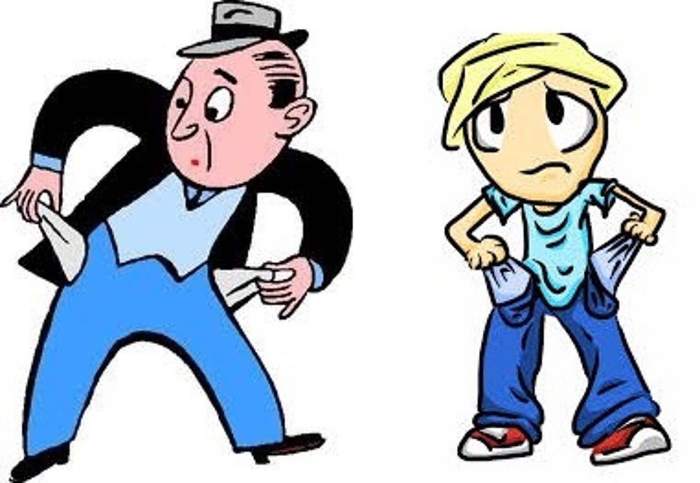 <p>they had little money (PAST tense)</p>